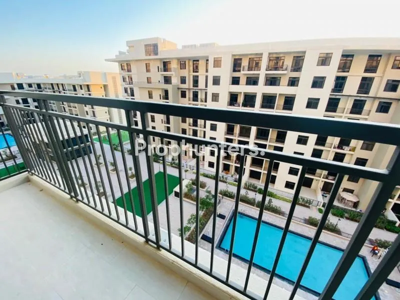 Mid Floor | 2 Beds Pool View | Ready to Move In – Apartment – in Rawda Apartments
